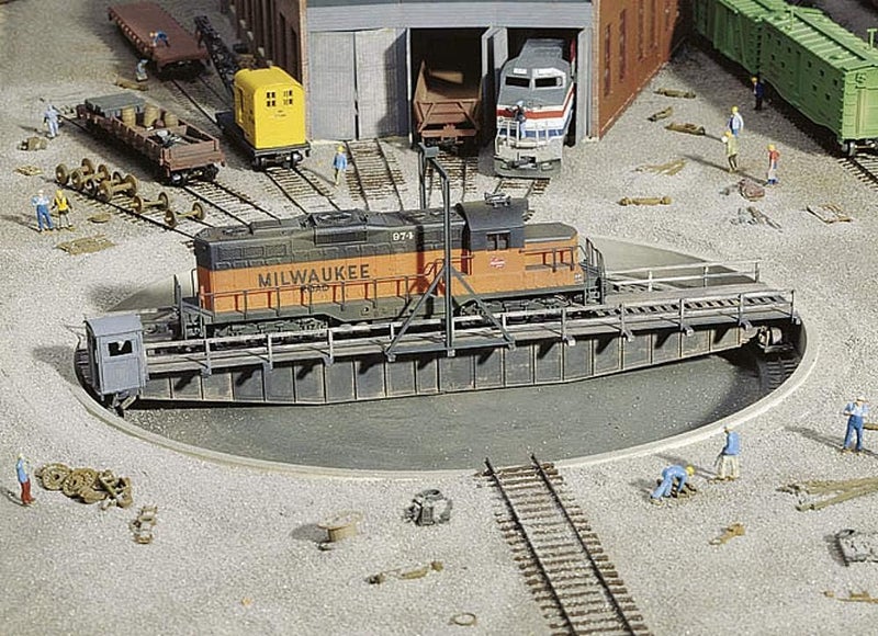 Cornerstone Walthers Series 174 HO Scale 90' Turntable Kit with 13-3/16" Pit Diameter